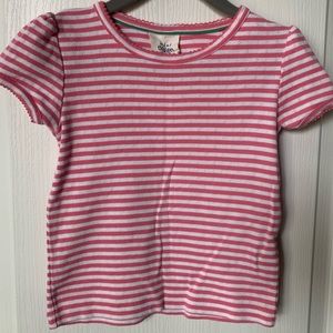 Mini Boden girls striped knit top